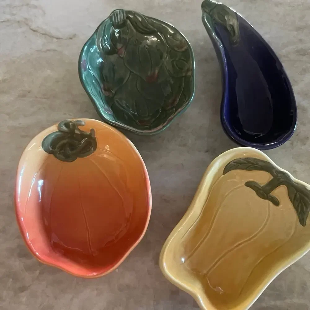 Williams Sonoma Jardin Potager collection vegetable serving bowls set of 4